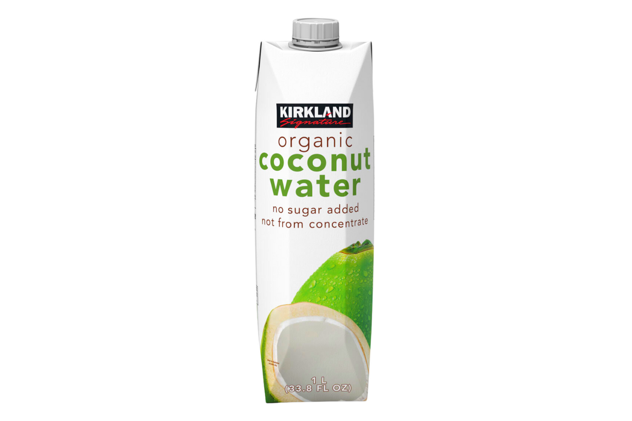 Kirkland Organic Coconut Water No Added Sugar 1ltr Best Before